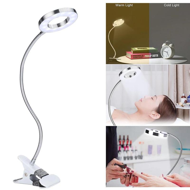 Clip on Desk Lamp USB Lamp ELASTIC ELASTIC TABLE FACE TABLE TABLE Eye Prote