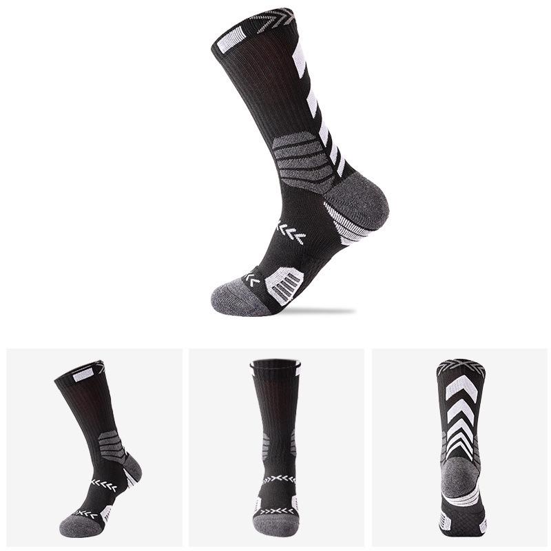 Elite Color Block Basketball Socks – Trendy Long Tube for Men & Women