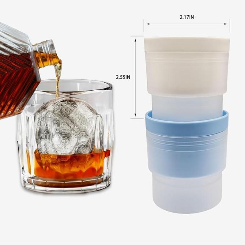 1-30PCS Large Ice Ball Mold Silicone Whiskey Ice Maker for Cocktails Durable Round Ice Cube Tray Home Bar Accessories Ice Mold