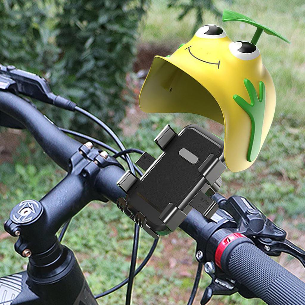 Phone Mount for Motorcycle Anti Vibration Sunshade Stand Bike Phone Holder Sun Visor for Most Smartphones Electric Scooter Road