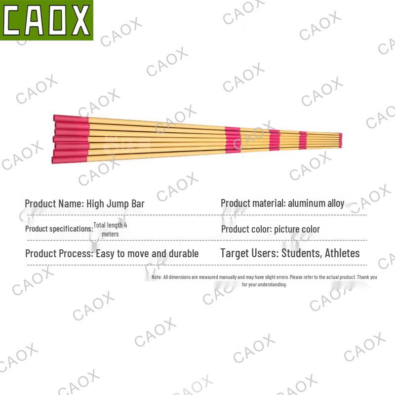 4-Meter Standard Aluminum Alloy High Jump Crossbar