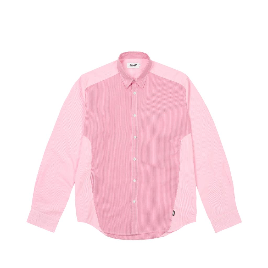 Palace Ss25 Drop5 Cutty Shirt Striped Logo Button-Up Long Sleeve Shirt Unisex shirts P28SHT020