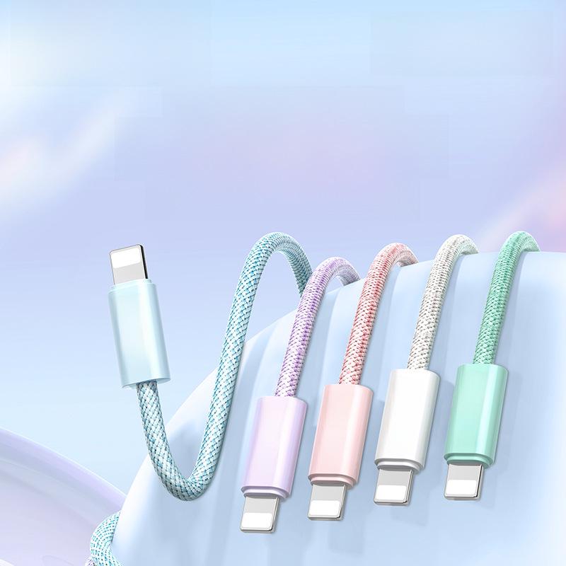 

ROMOSS Apple PD20W Fast Charging Cable for iPhone 13 Series 1 Meter синій