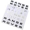 3D ABS Range Rover Car Bonnet Letters Logo Badge Emblem Sticker Accessories Land Rover Discovery Defender Sport Evoque HSE