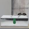 Caja de documentos ignífuga plateada rectangular de Metal, caja de almacenamiento práctica para el hogar