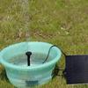 Solar Panel Powered Water Feature Pump with Nozzles Solar Fountain Pond Pump Kit Solar Pond Pump for BirdBath Garden Small Pond