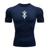 Men's Compression Shirts Summer Short Sleeve Gym Workout T-shirt Athletic Fashion Stretchy Moisture-Wicking Quick Dry Baselayer Undershirts Tops