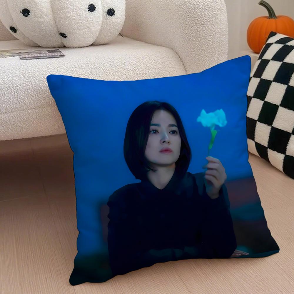 Korean Drama TThe Glory Cushion Cover Throw Pillow Cover Hidden Button Durable Polyester Chair Cushion