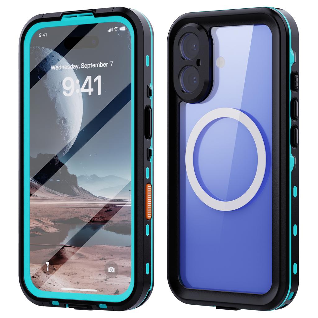 REDPEPPER Dot+ Series For iPhone 16 Phone Case Compatible with MagSafe IP68 Waterproof Clear Phone Cover