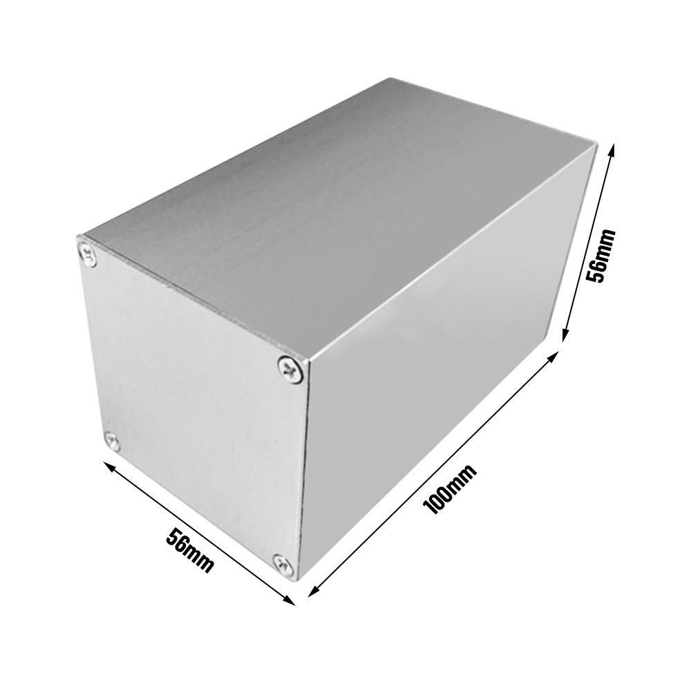 Aluminium Tool 100*56*56mm Circuit Board Shell Enclosure Case Electronic Project Box Power Case