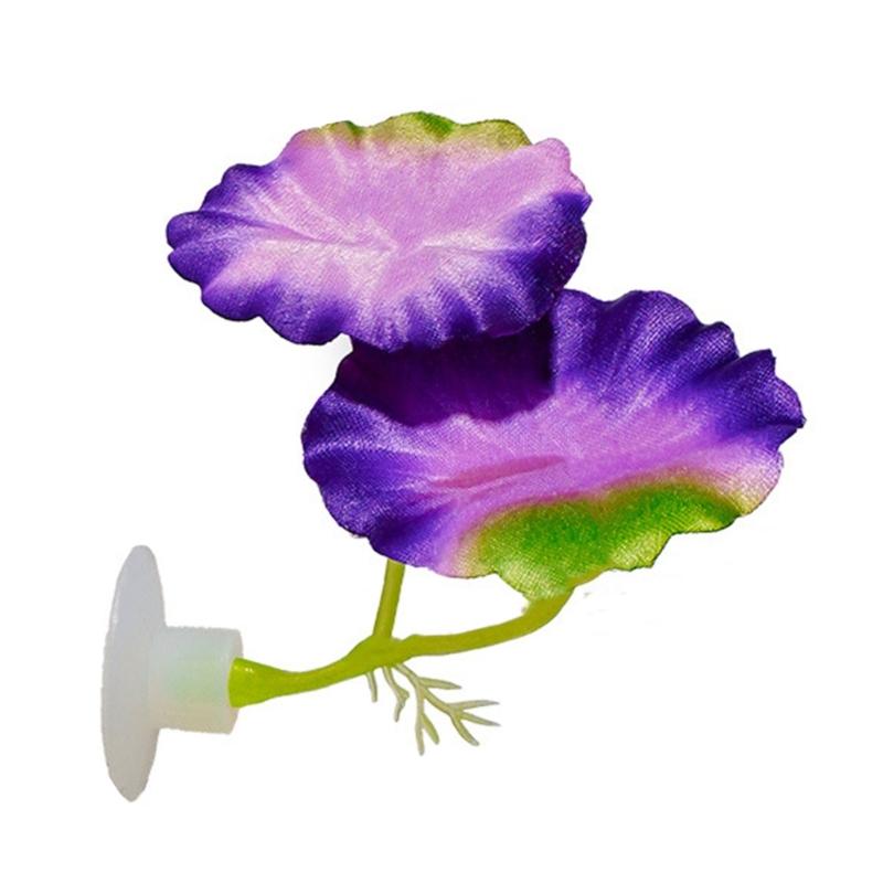 3Pcs Water Plant Leaves for Fish Tanks Aquarium Decorations Beautiful Appearance Artificial Plant Leaves Multicolored