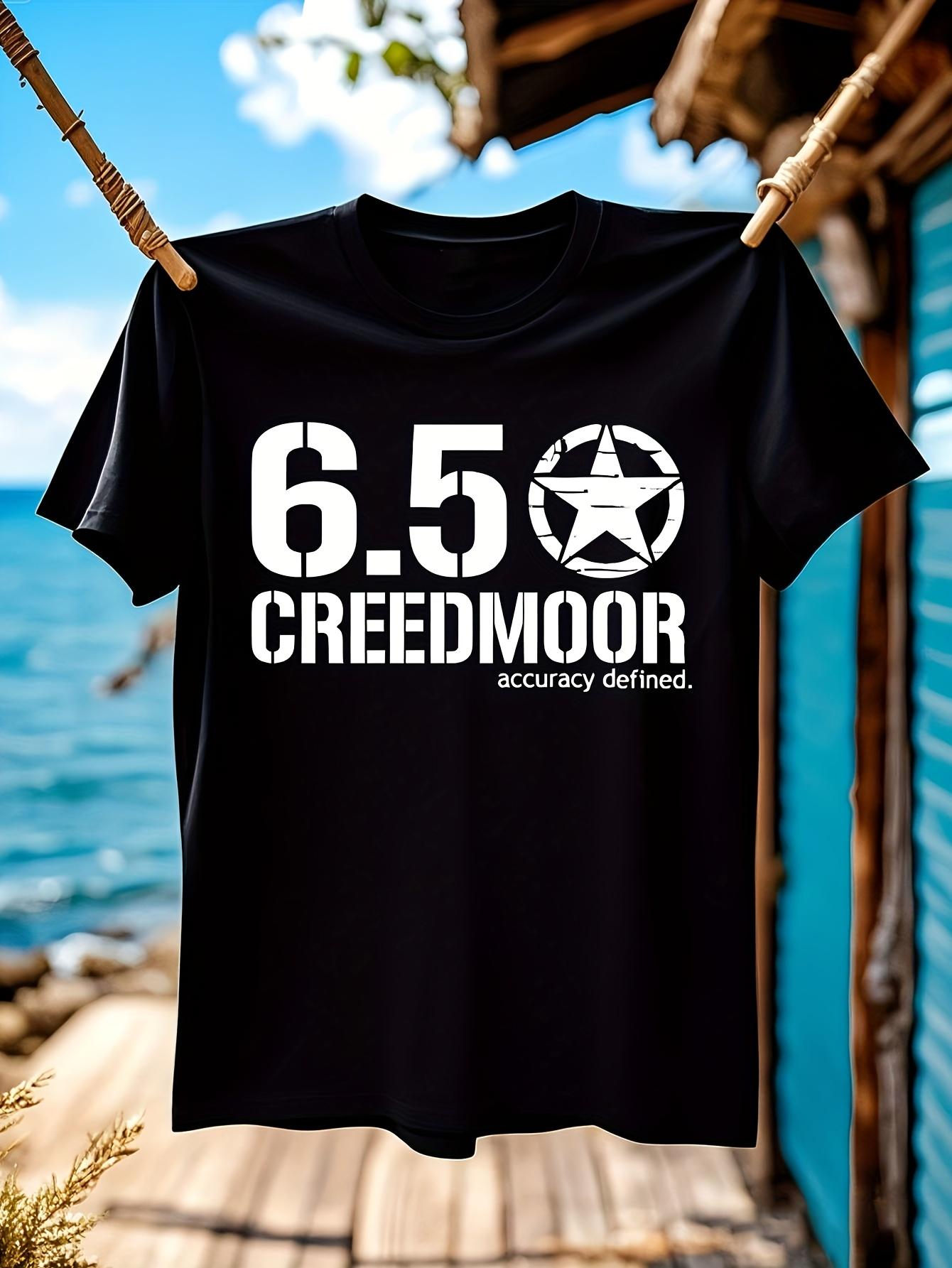 6.5 Creedmoor Long Range Shooting Tshirt - Tactical Gun S... M