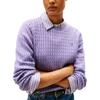 Tommy Hilfiger FW25 Logo Embroidered Cable Knit Sweater Women Sweater WW44993-W0G