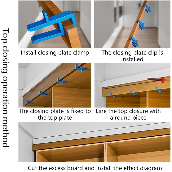 Woodworking & Carpentry Jigs Set Make Scribing Fillers Toe Kicking and Ceiling Scribe for Carpenter Cabinet Installation, 75mm, 4 Pack