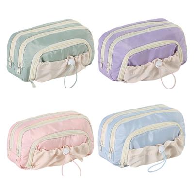 High Capacity Pencil Case Multi Compartments Pen Pouches Pen Organizers Pen Storage Bag Travel Makeup Pouches for Women