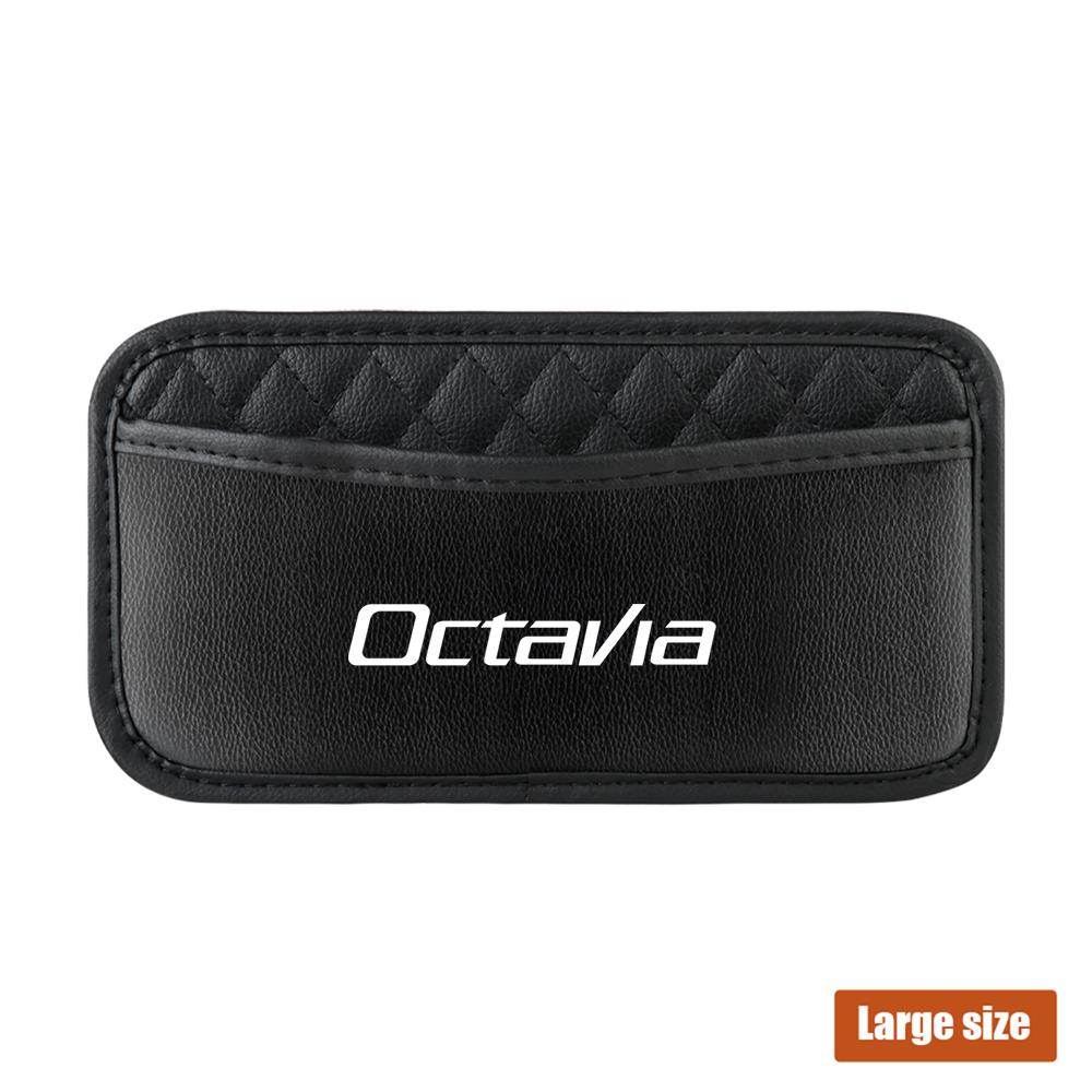 Car Storage Bags Seat Back Side Door Stowing Tidying Pocket For Skoda Octavia S Kodiaq Fabia Kamiq Karoq Rapid Scala Kami A7 VII