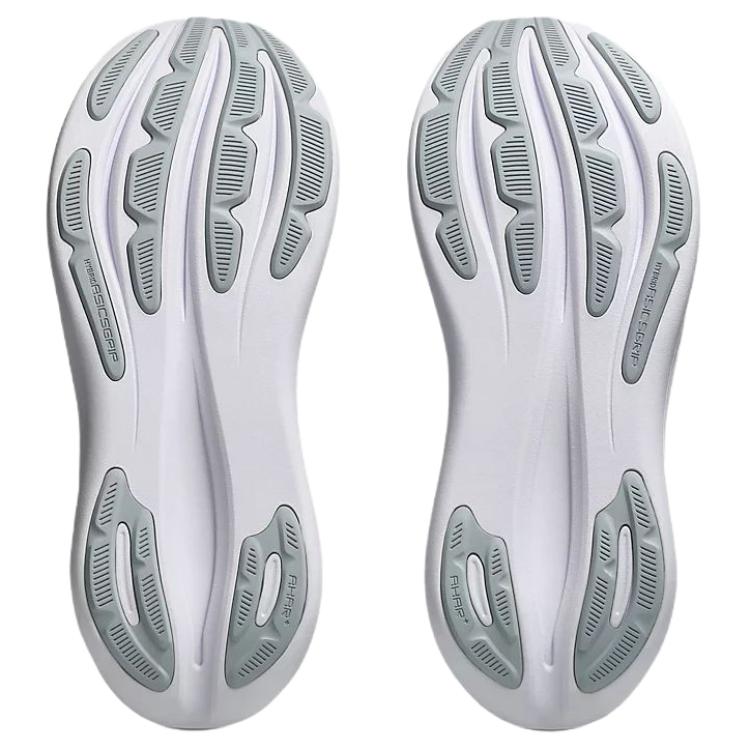 ASICS GEL NIMBUS 28 Breathable Running Shoes Men's Gray Silver 1011C222-020