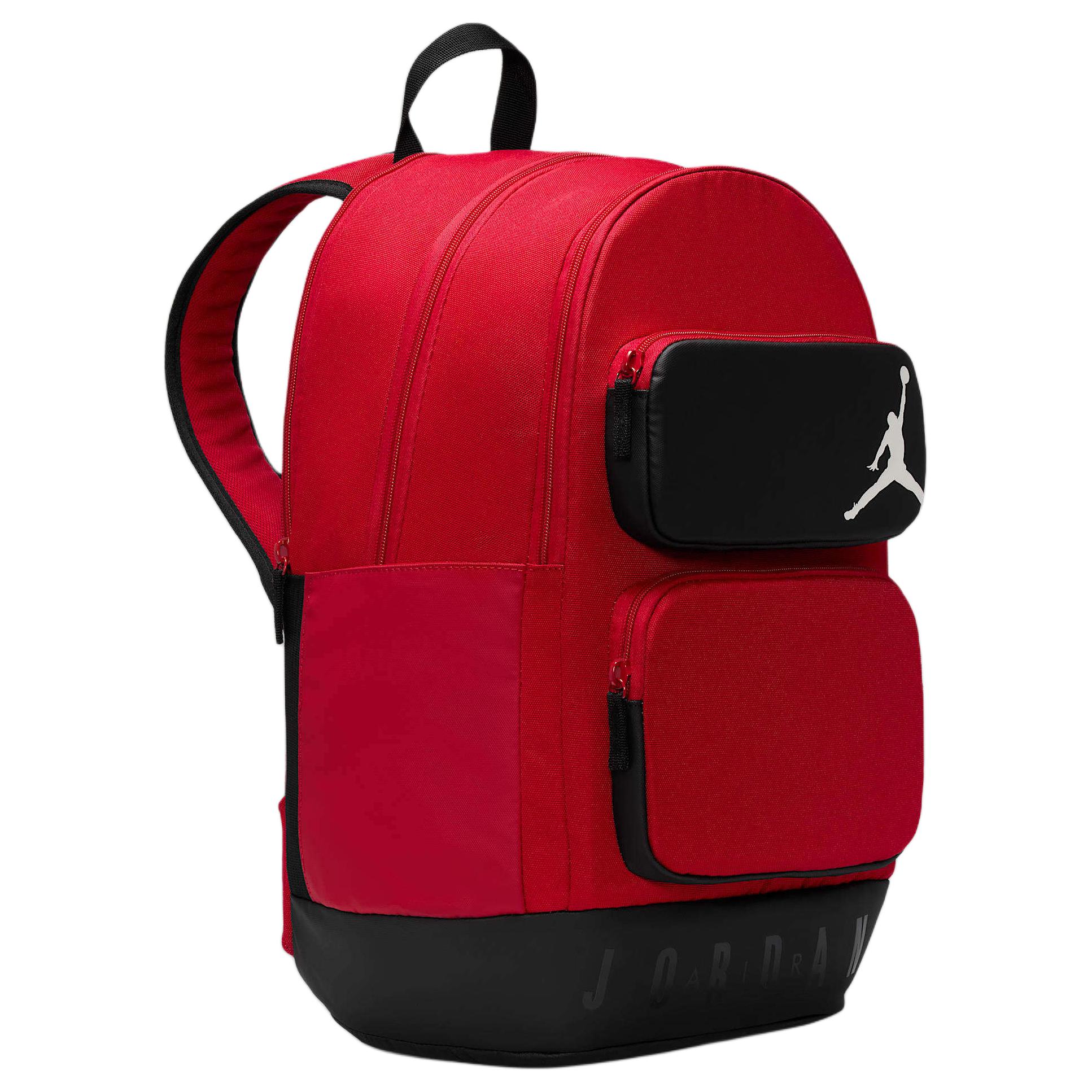 Jordan 28.75L Simple Fashion Large Capacity Polyester Backpack Unisex backpack Red MA0923-H24 Red