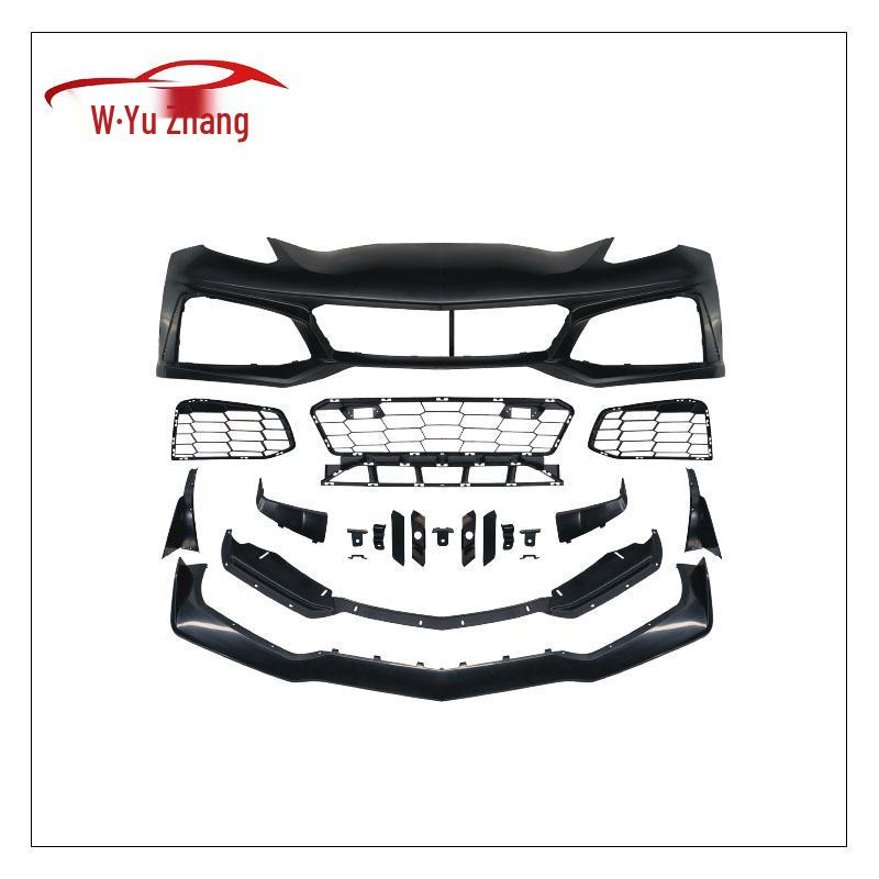 Compatible with 2014-2019 Corvette C7 ZR1: Front Bumper Classic Front & Rear Louvers