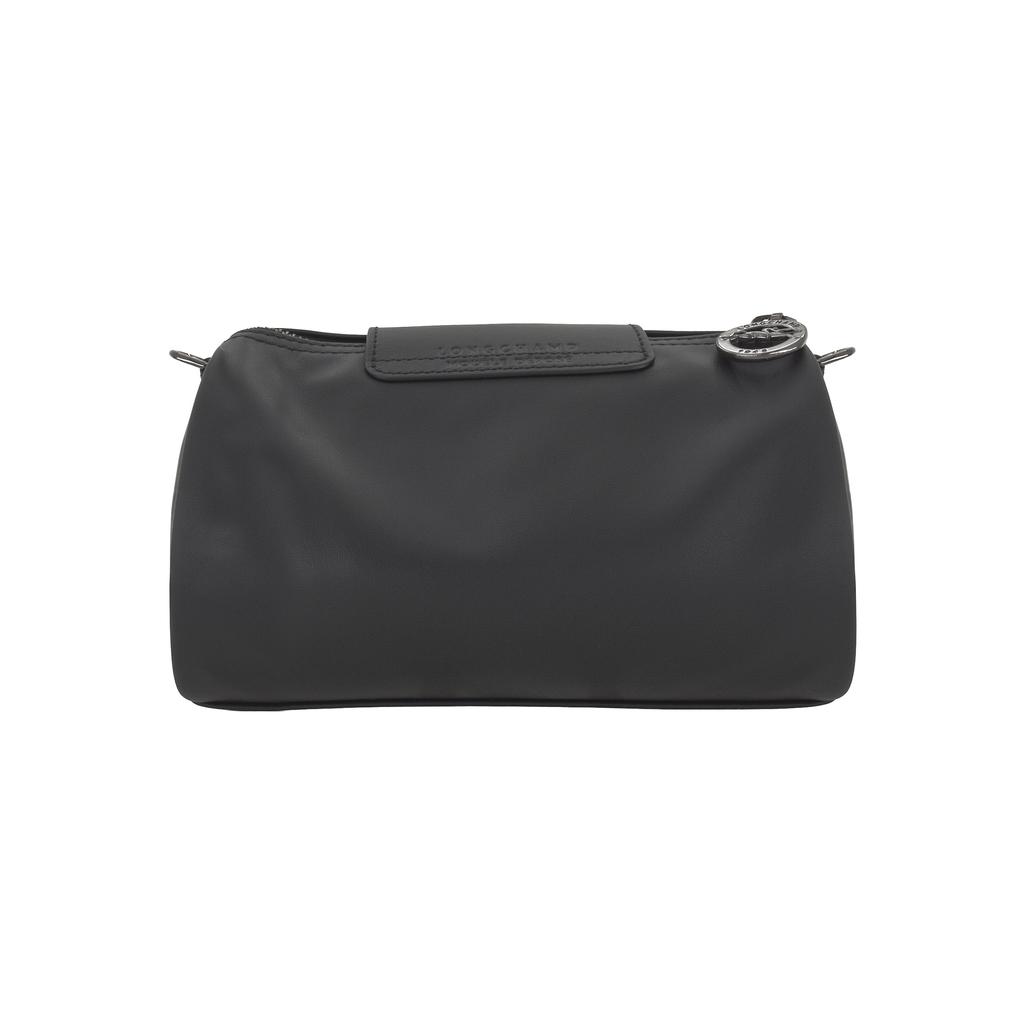 Longchamp Le Pliage Xtra Verstellbarer Abnehmbarer Schultergurt Reißverschluss Leder Umhängetasche Damen Umhängetasche Schwarz 10255987001