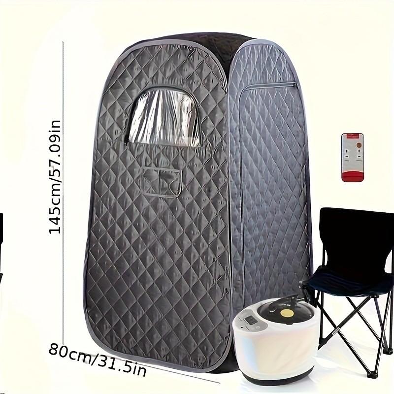 Household Health Sweat Steaming Box Folding Full Body Fumigation Machine Sauna Set Steam Sweat Steaming Room