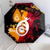 Galatasaray SK  Pattern, Automatic Folding Umbrella, Portable and Foldable Design, 8 Ribs, a Christmas or Birthday Gift.