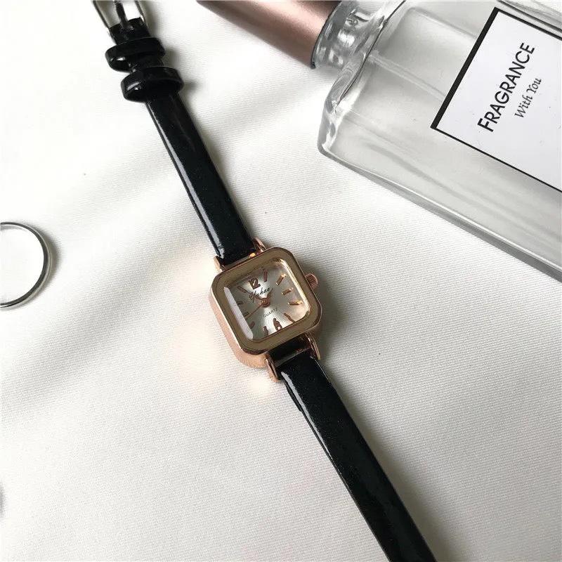 Dameklokke i koreansk Harajuku-stil, søt Mori-jente - Liten urskive, enkelt utseende