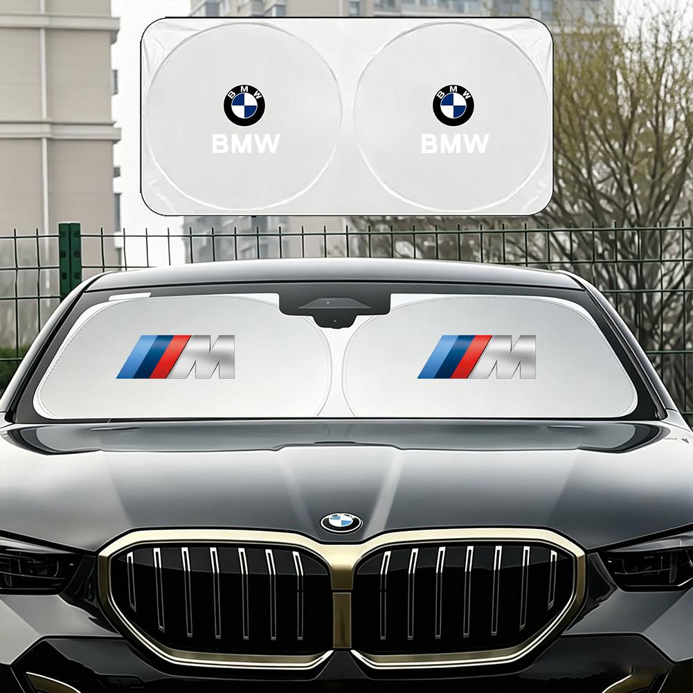 Car Windshield Sun Shade Cover Visor For BMW G80 G06 G07 G42 G14 G15 G16 F82 F20 F21 F83 M2 M3 M4 M5 M8 F95 F96 E90 / Stickers