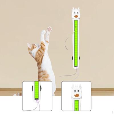 Interactive Cat Toy for Indoor Cats,Pet Play Accessory Lightweight Handsfree Door Mounted Electric