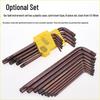 Nigao L-Shaped Extended Ball Head Hex Key Wrench and Screwdriver Set