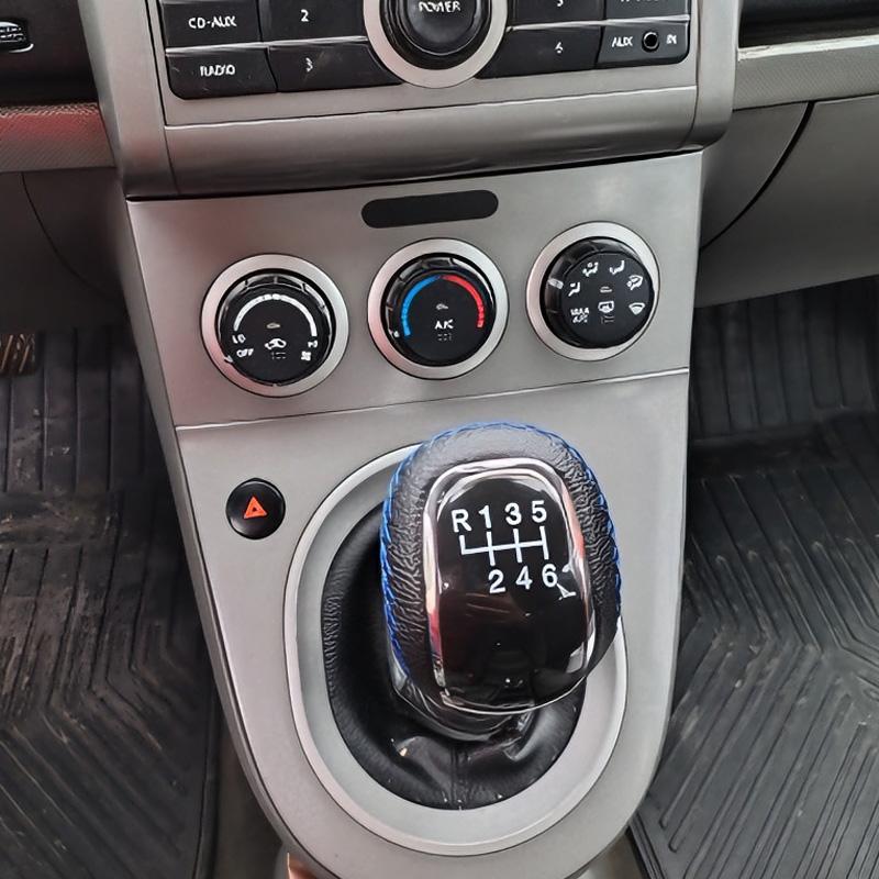 5 Speed Gear Shift Knob Manual Transmission Universal Car Pu Leather Extended Gear Shifter Gear Head Gear Stick Shift