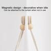 Magnetic Wood Beads Curtain Tieback, Farmhouse Rustic Window Curtain Holders Ties Backs, Handmade Decorative Drape Curtain Holdbacks