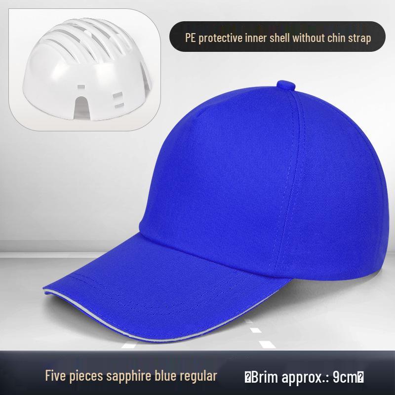 Lightweight Anti-Collision Breathable Duckbill Safety Helmet for Workshop and Worksite, Baseball Cap Style with Logo.