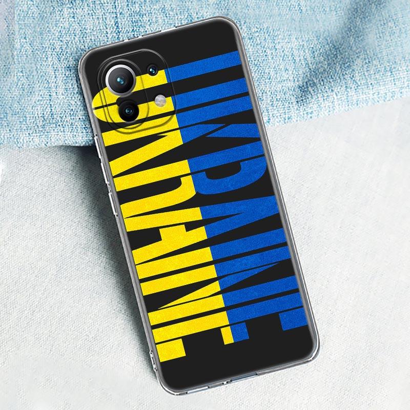 Ukraine Flagge Silikonhülle Für Xiaomi Mi 11 Note 10 10T 9 9T 12 Pro Lite Poco X3 F3 M3 Klare Hülle Redmi 9 9A 9C 10 Hülle Ukraine
