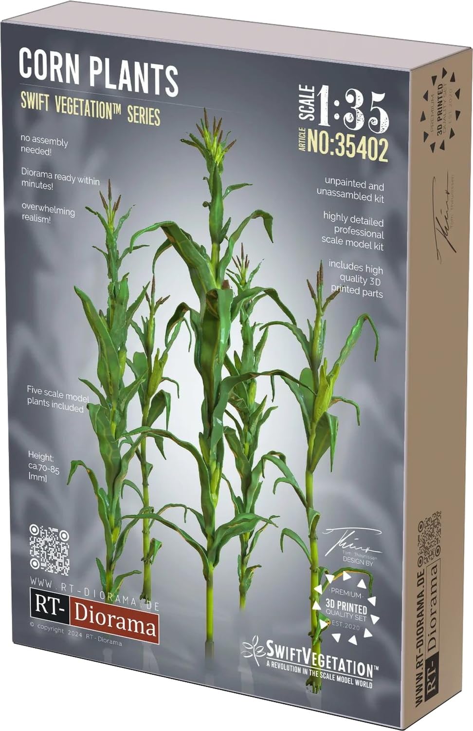 

RT Diorama Corn 5 Heads Diorama Scenery Model Kit RTD35402 1/35 (Scenery)