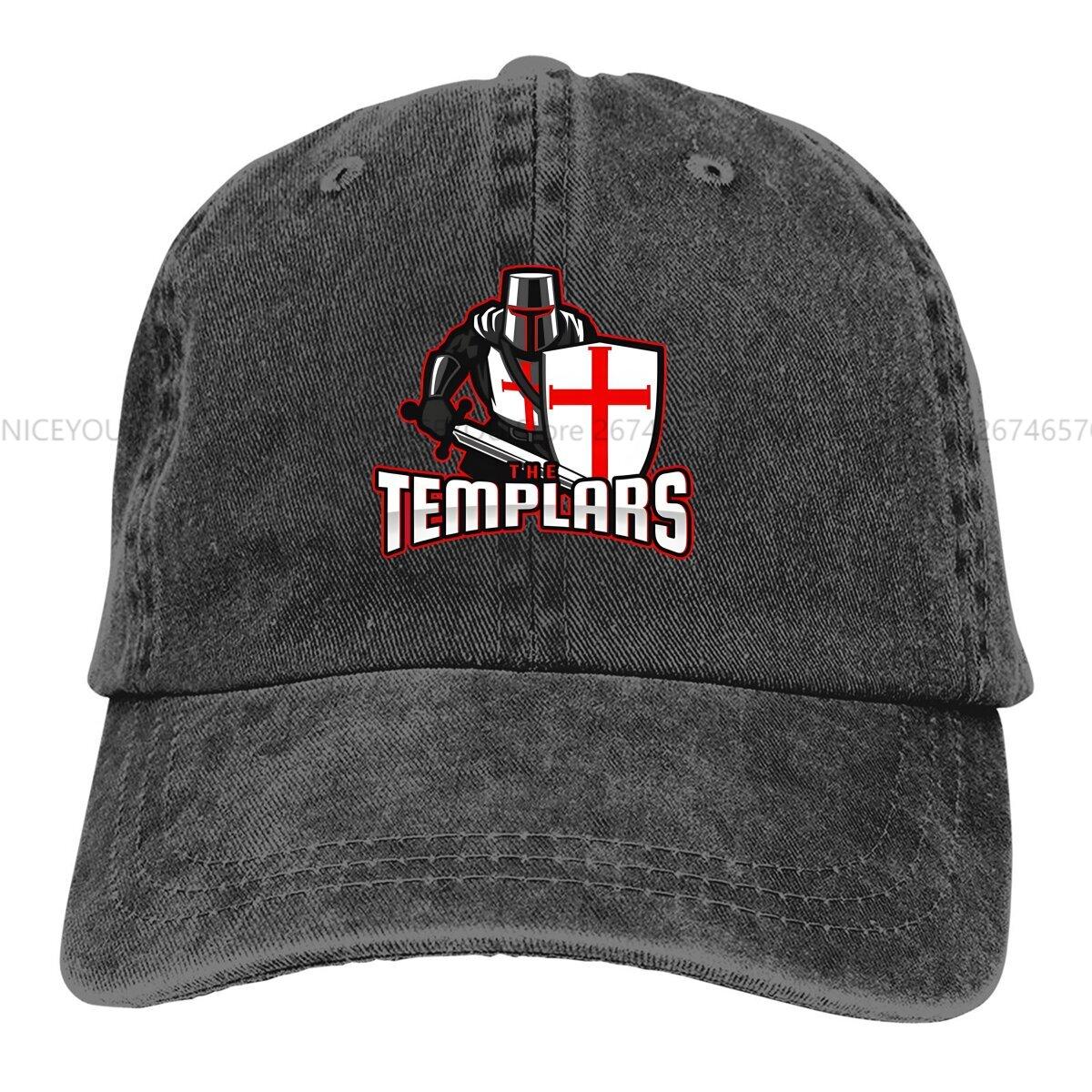 

The Templars Baseball Caps Peaked Cap Knights Templar Sun Shade Hats for Men One Size