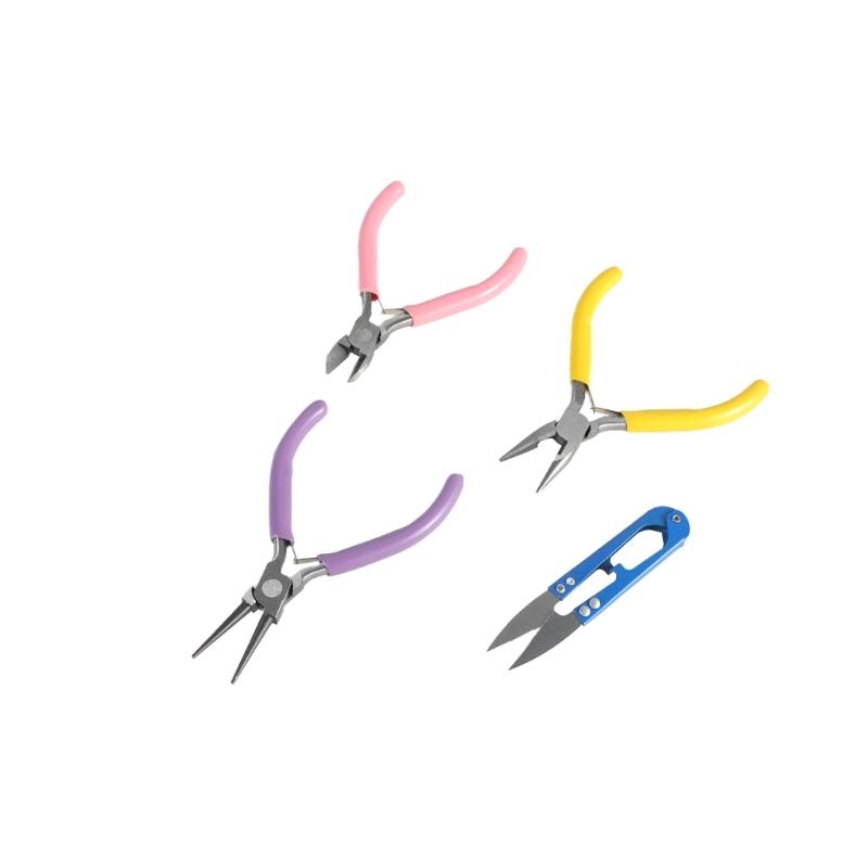 8Pcs Jewelry Needle Nose Pliers Side Cutter Jewellery Pliers Wire Cutter Round Nose Pliers Set Jewellery Making Tool