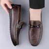 Fashionable Luxury Brand Minimalist Designer Style Elegant Loafers Handmade Footwear Office Comfortable Genuine Leather Shoes