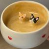 350ml Ceramic Cup with Hidden 3D Animal Handmade Figurine Mug Cartoon Rabbit Dog Cat Coffee Cup Beverage Holder