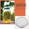 3Pcs Stainless Steel Sprouting Lids Wide Mouth Mason Jars for Making Organic Broccoli Bean Lentil Sprouting Jar