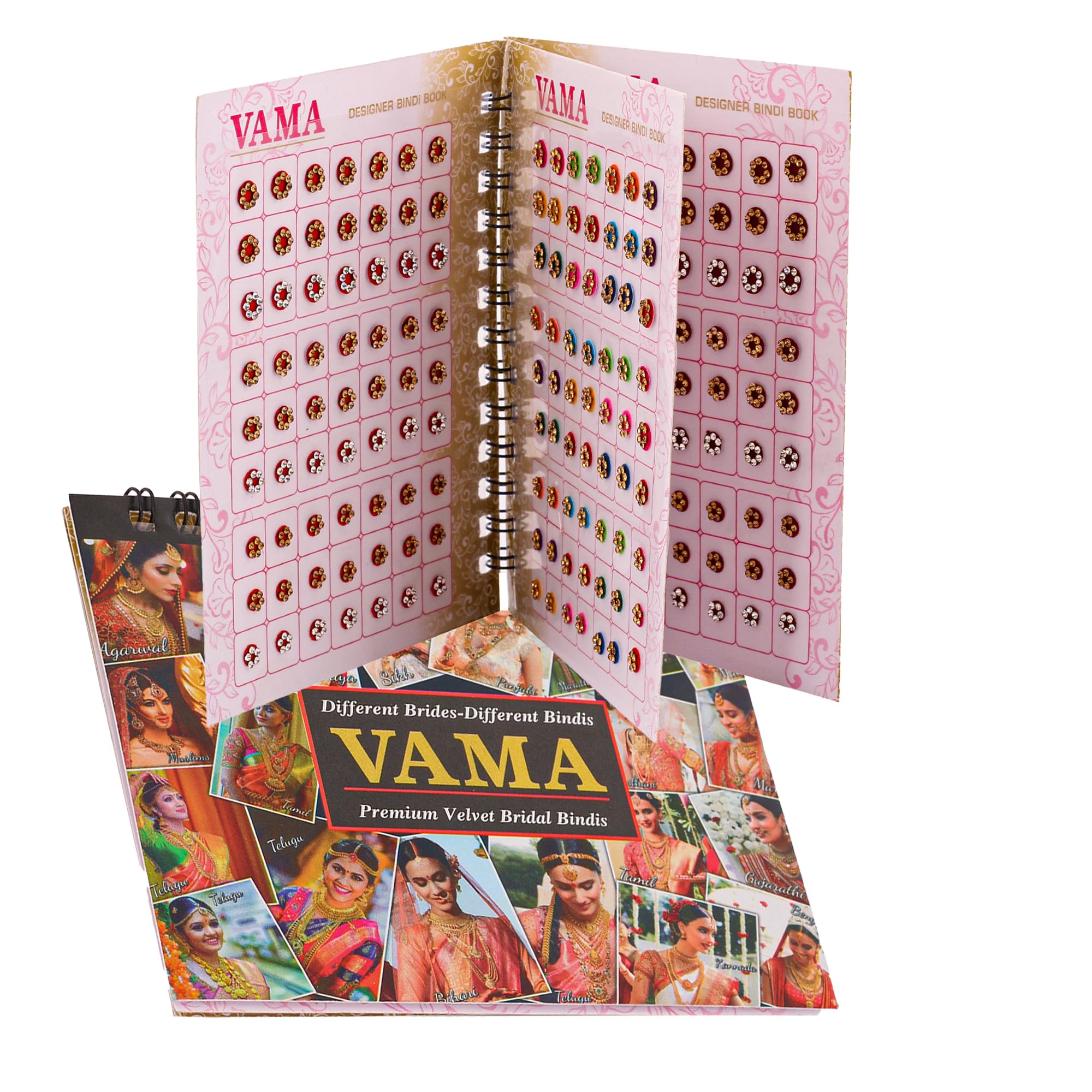 Vama Fashions Daudzkrāsains mazs akmens bindi