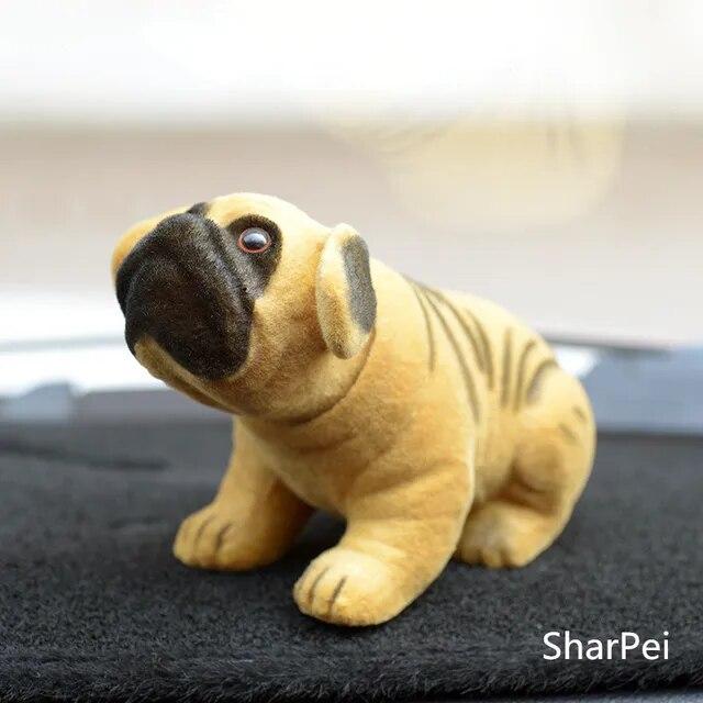 Bobble Head Dog Car Dashboard Doll Auto Shaking Head Toy Ornaments Nodding Dog Car Interior Furnishings Decoration Gift