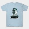 68 Mercury Cougar Cat Backdrop Blue Green Tshirt