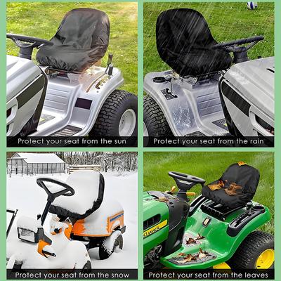 Riding Mower Seat cover,Oxford Cloth Lawn Tractor Seat Cover Waterproof Universal Replacement Dustproof Forklift Chair Protector