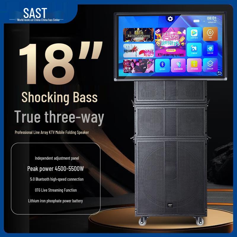 SAST ST-2118 Portable KTV Speaker System CN Plug (adapter Included)