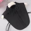 Linbaiway 18 Styles Female Chiffon Fake Collar for Women Blouse Shirt False Collar Ladies Lapel Detachable Collar Female Decor