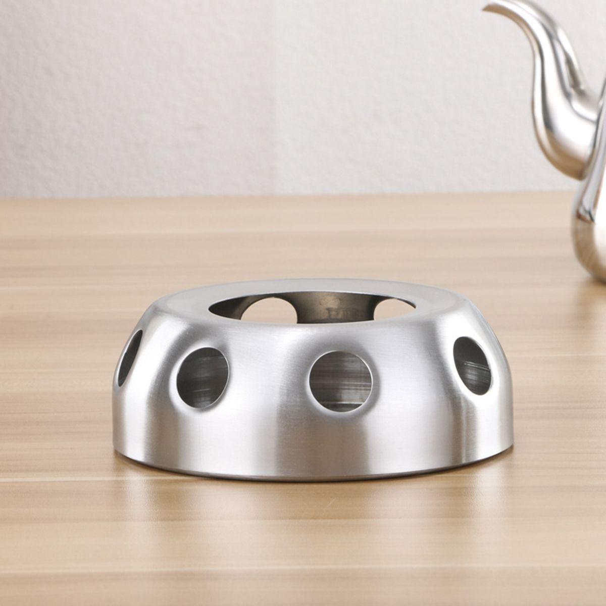 Outdoor Stand Stainless Steel Practical Teapot Warmer Trivet Coffee Heater Heating Base
