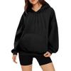 Women's Fashionable And Comfortable Long-Sleeved Solid Color Hoodie
