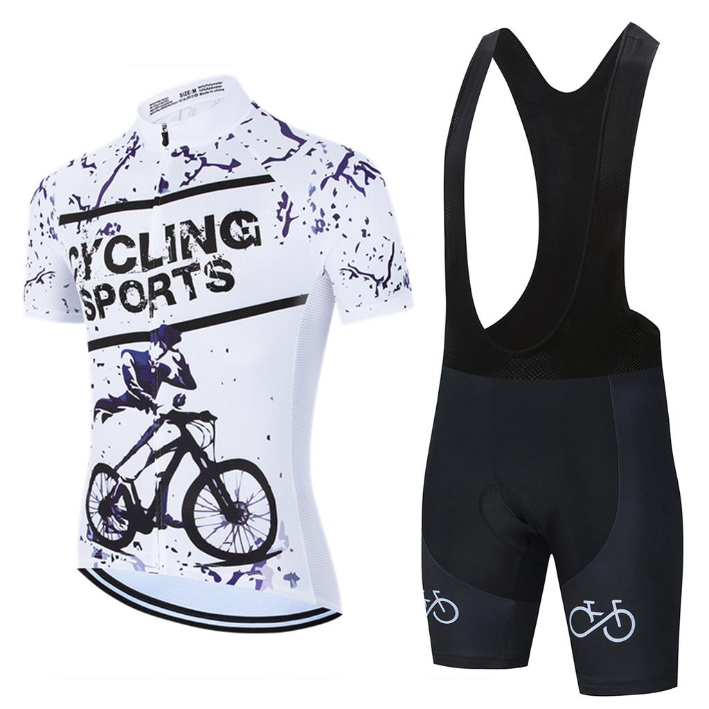 2026 Odzież Rowerowa Mtb Męska Odzież Sprzęt Mężczyzna Profesjonalna Koszulka Spodenki Mężczyźni Bluza Letnia Koszulka Rowerowa Spodenki z Szelkami Męskie Tricuta
