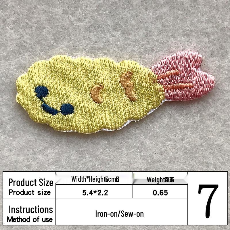 Creative Embroidery Cloth Patch for DIY Clothing Decor